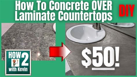 How To Skim Concrete Over Laminate Countertops Tips To Make It Easy Diy Concrete Countertops