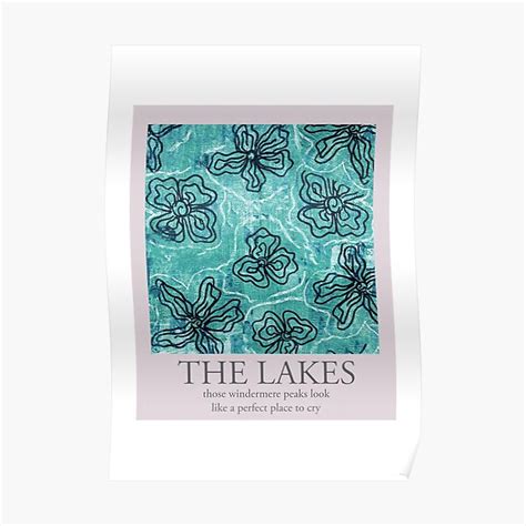 "The Lakes - Taylor Swift - Folklore" Poster for Sale by NightCrafting ...