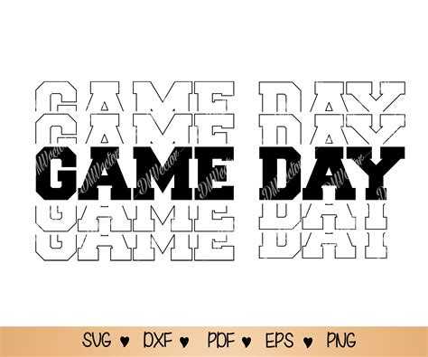 Game Day Svg Game Day Football Svg Game Day Basketball Svg Etsy