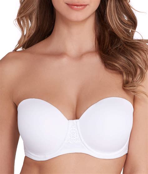 Vanity Fair 74380 Beauty Back Full Figure Strapless Bra 38 D Rose Beige For Sale Online Ebay