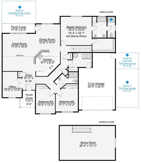 Floor plans, Porch house plans, House floor plans