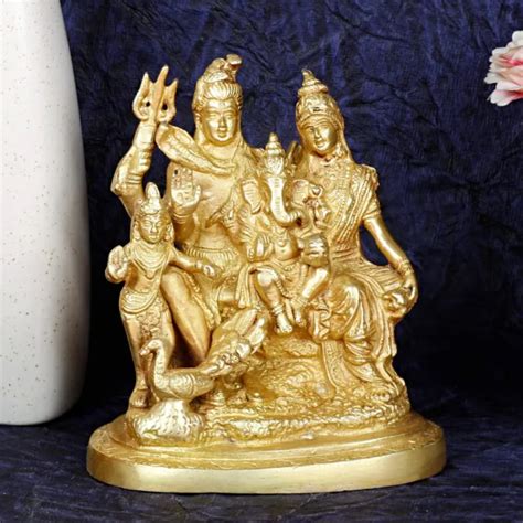 LAITON LORD SHIVA Parvati Kartikeya Ganesha Murti Shiv Famille