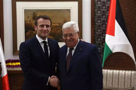 Abbas Recibir A Macron En Ramala