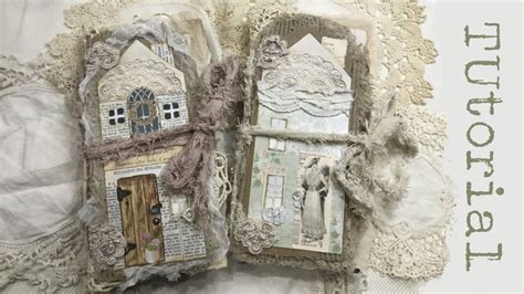 Tutorial Video Create A Shabby Chic Open Spine Junk Journal Using The