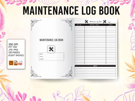 Medication Log Book Kdp Interior Graphic By Dsgncurve Creative Fabrica