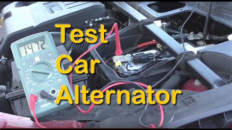 How To Test Car Alternator With Multimeter For Bad Alternator Or