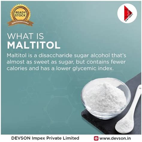 Maltitol Powder Polydextrose Maltitol Powder Sweetener And