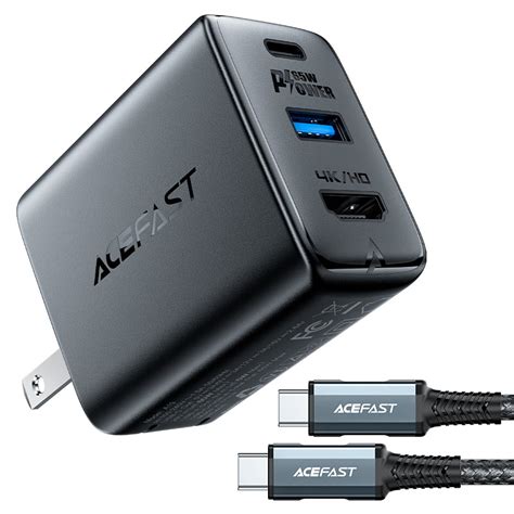 Fast Charge Wall Charger A Pd W Gan Xusb C Usb A Us I Acefast