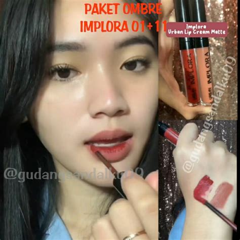 Jual Paket Ombre Hemat Dusky Nude Dan Brown Sugar Ombrelips Implora Shopee Indonesia