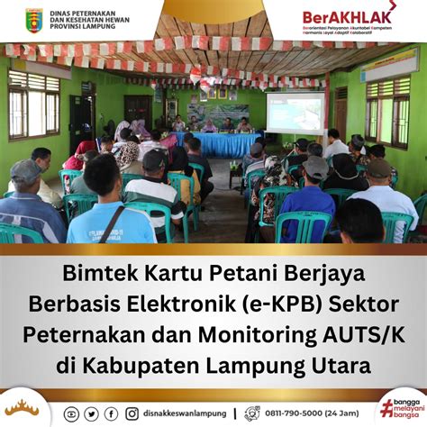 Bimtek Kartu Petani Berjaya Berbasis Elektronik E KPB Sektor