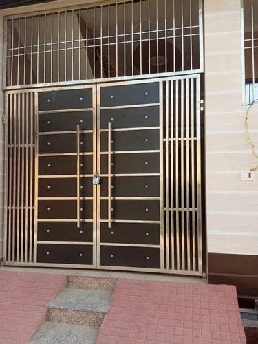 Modern Stainless Steel Main Gate For Home 8x6 Feet At ₹ 800 Sq Ft In