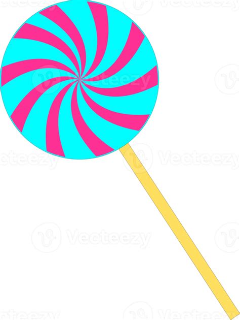 Pink And Blue Lillipop Png