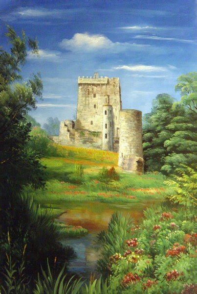 Blarney Stone Castle Painting by Our Originals Reproduction ...