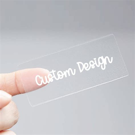 custom clear labels water resistant transparent sticker set  labels