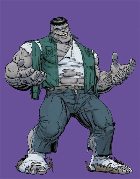 Joe Fixit (Bruce Banner) by Art Adams | Hulk marvel, Character art ...