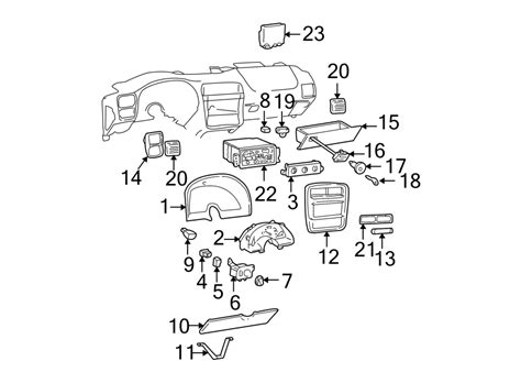 Chevrolet Camaro Instrument Panel Knee Bolster W O