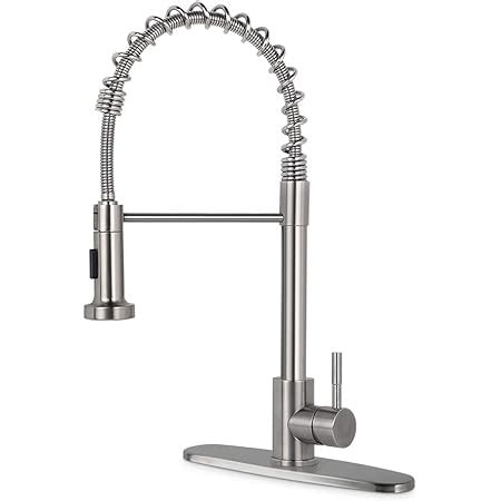 Moen Align Chrome One Handle Pre Rinse Spring Pulldown Kitchen Faucet