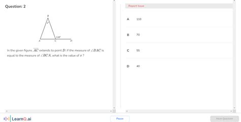 Practice Digital Sat Math Geometry Questions And Answers Worksheet