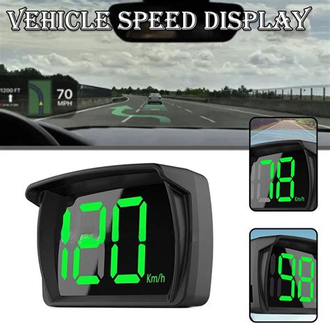 Hud Gps Head Up Display Speedometer Odometer Car Digital Speed Kmh