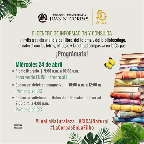 Te Esperamos Ma Ana En Las Actividades Especiales Del Cic Corpista