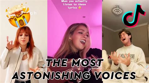 The Most Beautiful Amazing And Astonishing Voices ~ Singing Tiktok