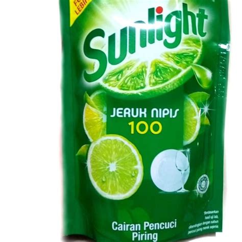 Jual Sunlight 90ml Cairan Pencuci Piring SUN LIGHT Jeruk Nipis 100