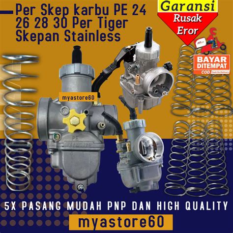 Jual Per Skep Karbu PE 24 26 28 30 Pir Skep Karburator Carbu Carburator