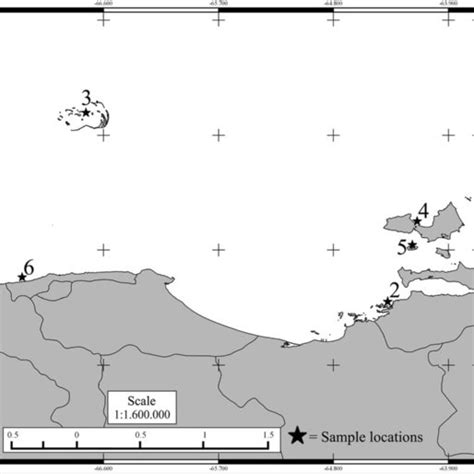 Map of the coast of Venezuela indicating the localities sampled in this ...