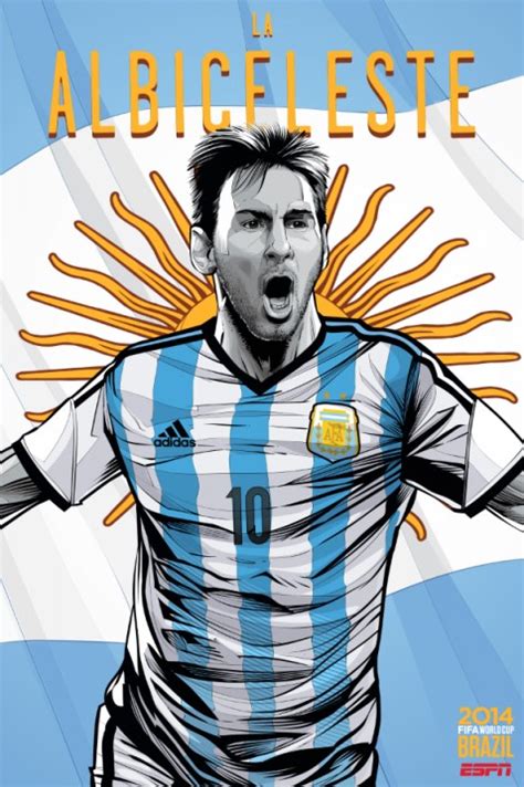 Gambar Foto Lionel Messi Dalam Poster Versi Argentina Foto 2 Dari 32