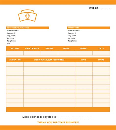 Medical Receipts 10 Free Pdf Printables Printablee