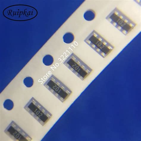 Pcs X K Ohm Marking Smd Network Resistor Array P R