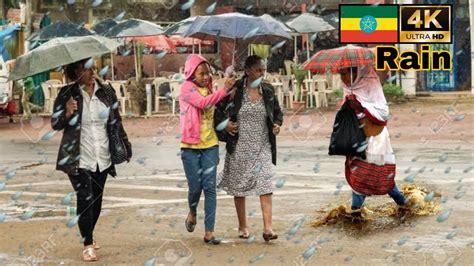 Addis Ababa In Rain Addis Ababa Walking Tour Youtube