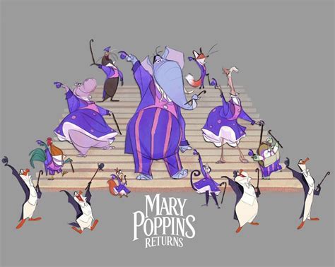 Character Designs Do Filme Mary Poppins Returns Por James Woods