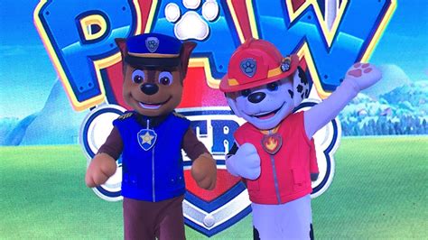 Paw Patrol 🐾 2017 Meet And Greet Live Event W Chase And Marshall