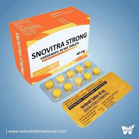 Snovitra Strong Mg Tablets At Rs Stripe In Surat Id