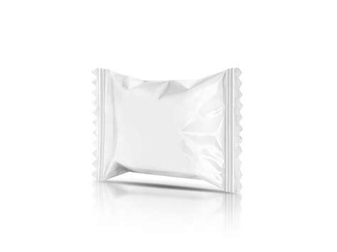 Premium Photo Blank Packaging Candy Palstic Sachet Isolated