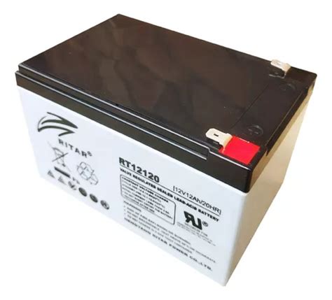 Bateria Recargable 12v 12ah Ritar Rt12120 Seca Agm Vrla Cuotas Sin