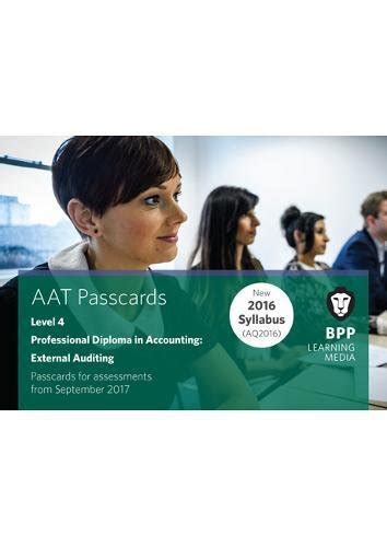 Aat External Auditing Passcards Bpp Learning Media 9781509712519 Abebooks