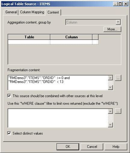 How To Do Table Fragmentation In Oracle