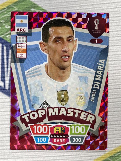 001 Angel Di Maria Argentina Top Masters Panini World Cup 2022