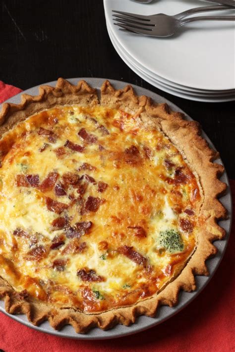 Bacon Quiche With Broccoli Cheddar Good Cheap Eats