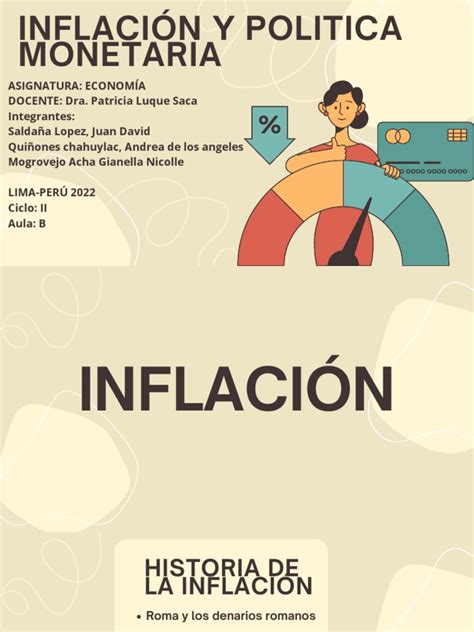 Inflación Y Politica Monetaria Pdf Inflación La Política Monetaria