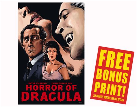 Horror of Dracula Original 1958 Movie Poster Fan Art / - Etsy