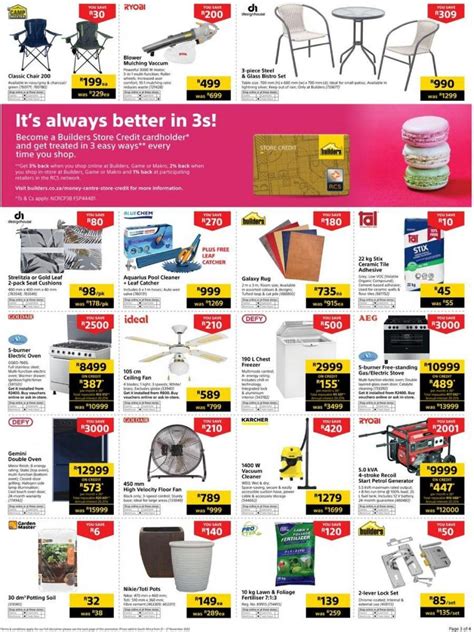 Builders Warehouse Specials 21 Nov 2022 Builders Warehouse Catalog