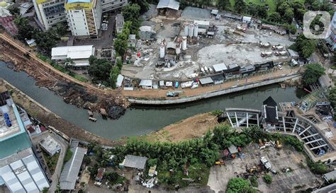 Memantau Progres Sodetan Kali Ciliwung Foto Liputan