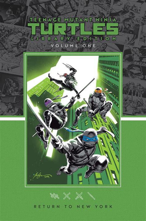 TMNT Vol VI Vol 01 Return To New York Library Edition HC IDW