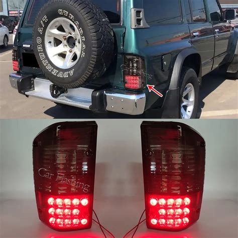 Car LED Rear Tail Light Brake Lamp For Nissan Patrol GQ Y60 GR 1987