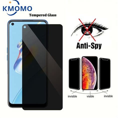 Anti Spy Privacy Tempered Glass Oppo A98 A78 5g A38 A18 A58 A17 A96 A76 A94 A95 A57 A77 A17k A54