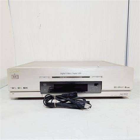 【傷や汚れあり】【a7073】 Sony ソニー Wv Dr5 Dv Minidv S Vhs ビデオデッキ Video Cassette