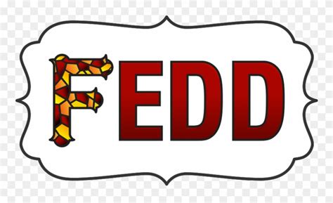 fedd logo white bg clipart  pinclipart